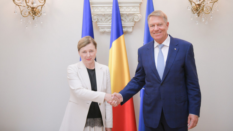 Klaus Iohannis s-a intalnit cu Vera Jourova la Cotroceni. Cei doi au discutat despre finalizarea, cat mai curand posibil, a MCV Imagine