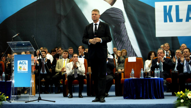 Klaus Iohannis si-a lansat candidatura, in fata Guvernului: Romania trebuie sa devina tara lucrului bine facut!  Imagine