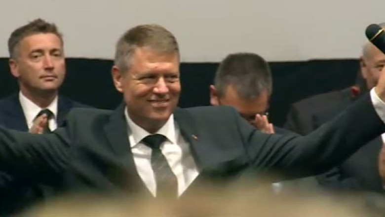 Klaus Iohannis si-a prezentat programul politic la Cluj Imagine