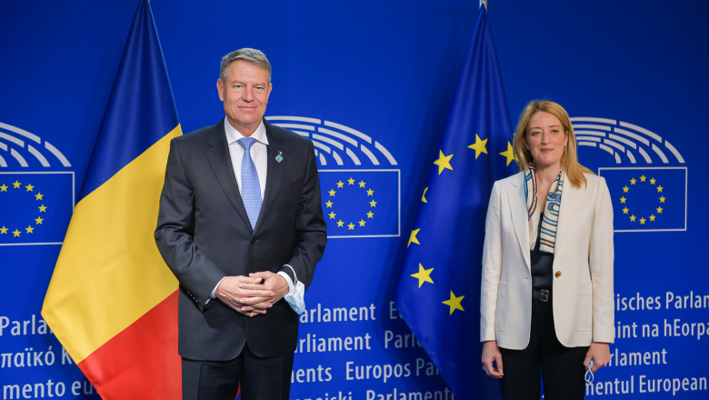 Klaus Iohannis va tine un discurs in Parlamentul European Imagine