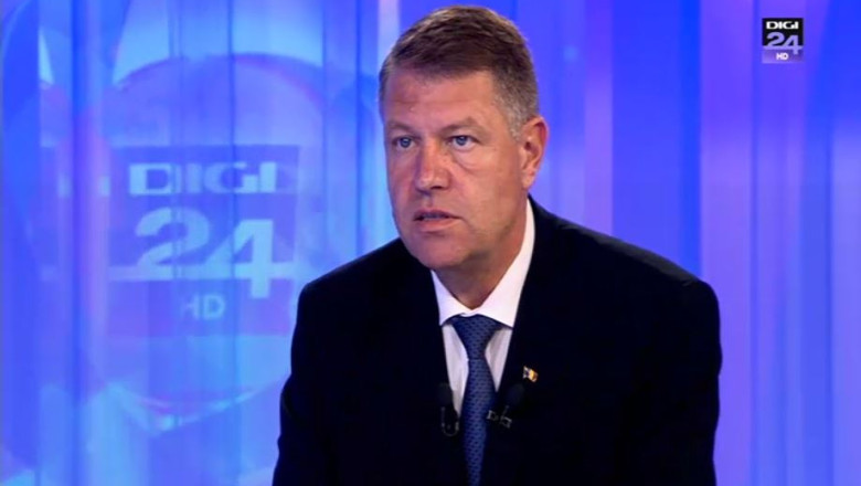 Klaus Iohannis vine astazi la Digi24 Imagine