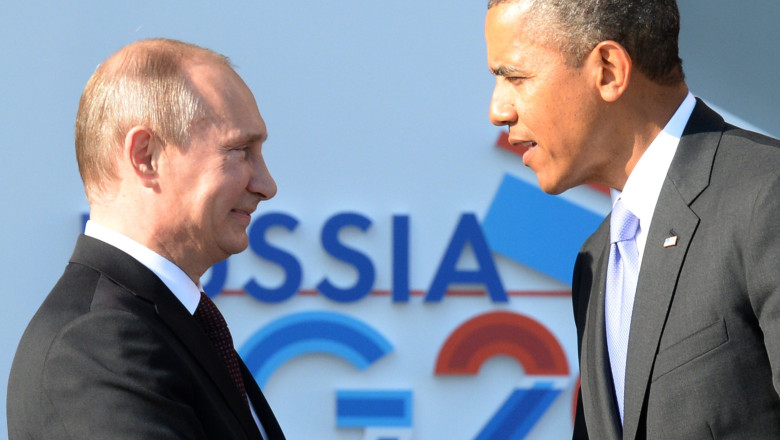 Kremlin: Barack Obama si Vladimir Putin au convenit ca situatia din Ucraina nu este in interesul SUA si Rusiei Imagine