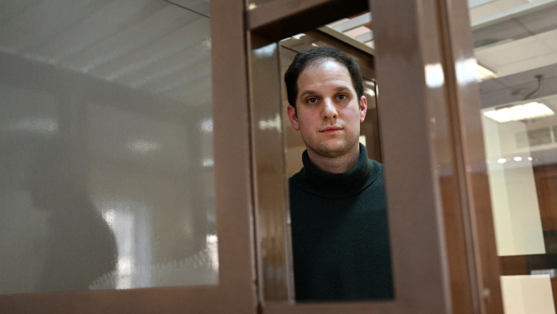 Kremlinul cere „tacere deplina” in cazul jurnalistului american Evan Gershkovich, inchis la Moscova pentru spionaj Imagine