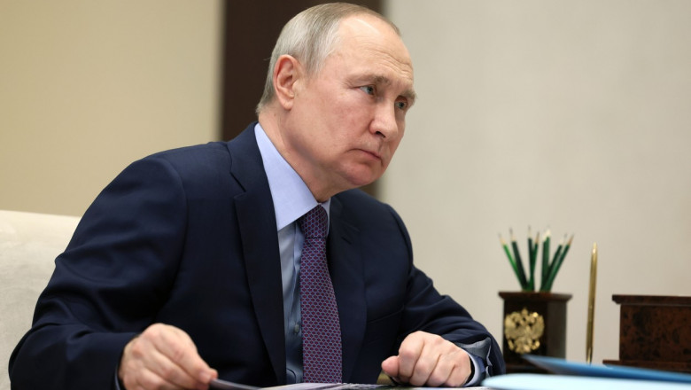 Kremlinul spune ca Putin va avea „o participare deplina” la summit-ul BRICS, dar prin videoconferinta Imagine