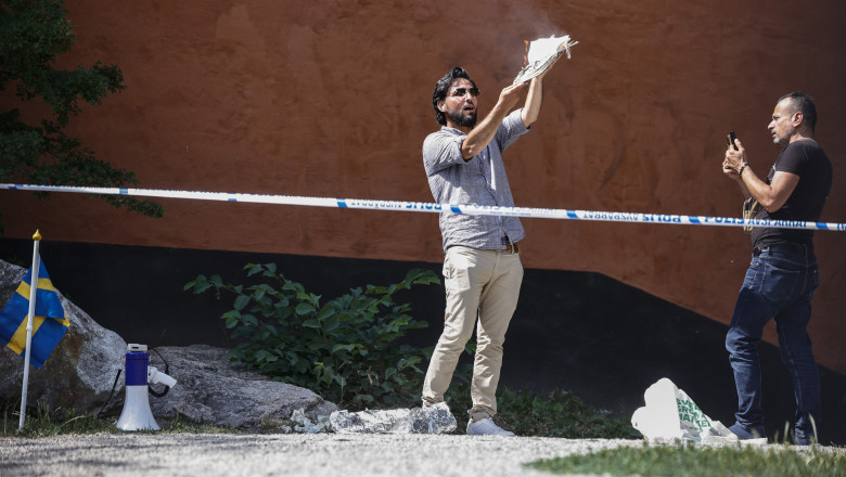 Kuweitul a chemat-o pe ambasadoarea suedeza la explicatii dupa incidentul cu arderea Coranului de la Stockholm Imagine