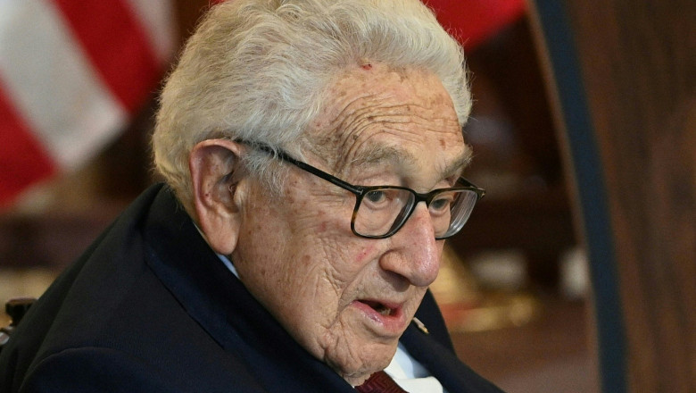 La 100 de ani, Henry Kissinger a plecat in China sa discute cu oficialii de la Beijing ameliorarea relatiilor chino-americane Imagine