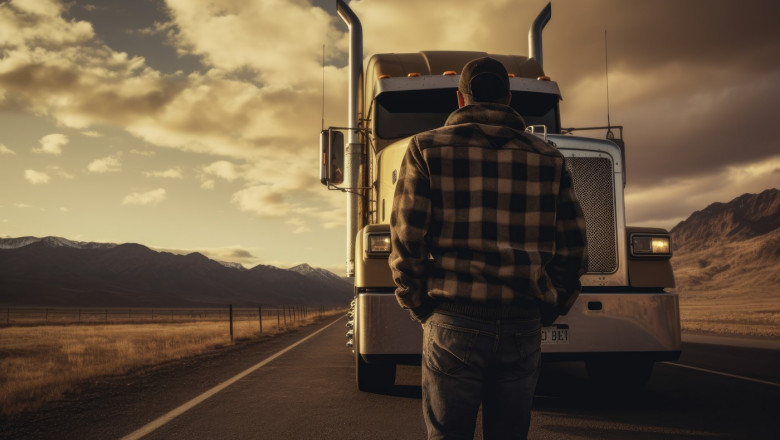 La cateva minute dupa ce a aflat ca a castigat la loto, un sofer de TIR si-a sunat seful sa-i dea o veste Imagine