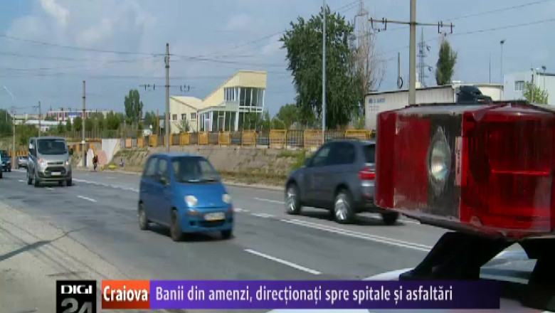 La Craiova, banii incasati din amenzi sunt directionati spre spitale si asfaltari Imagine