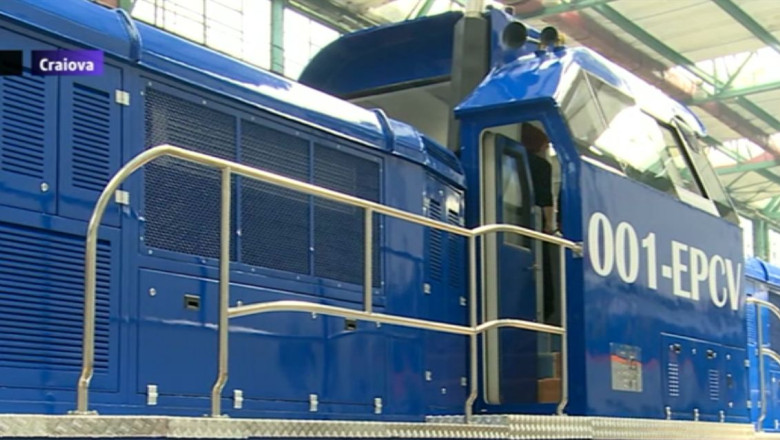La Craiova s-a produs prima locomotiva din ultimii 24 de ani Imagine