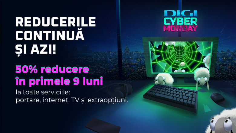 La DIGI, continua sarbatoarea ofertelor speciale de Cyber Monday Imagine