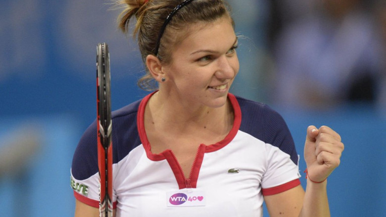La Digi Sport 2, Simona Halep se bate astazi cu Caroline Wozniacki pentru un loc in finala turneului de la Dubai Imagine