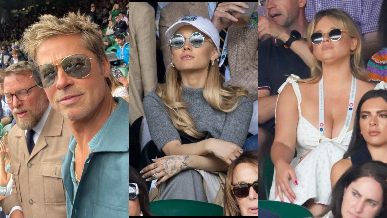 La finala masculina de la Wimbledon 2023 a fost spectacol si in tribune. Vedete care au urmarit partida dintre Alcaraz si Djokovic Imagine