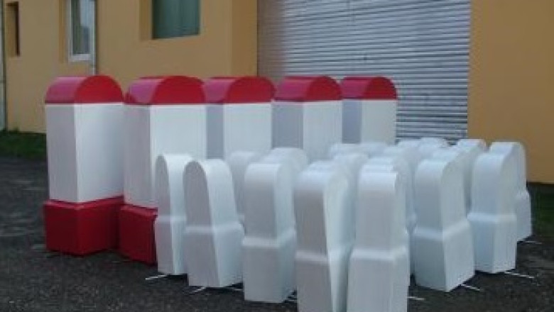 La Iasi, hotii de fier vechi fura bornele kilometrice Imagine