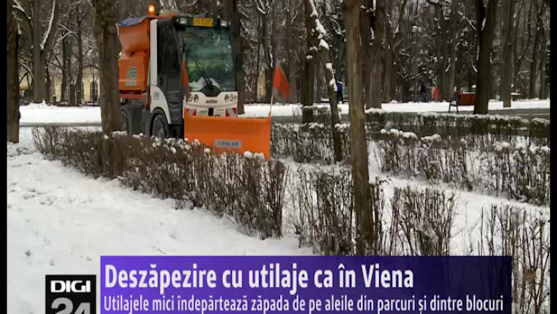La Oradea, deszapezire cu utilaje ca in Viena Imagine