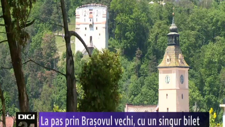 La pas prin Brasovul vechi, cu un singur bilet Imagine