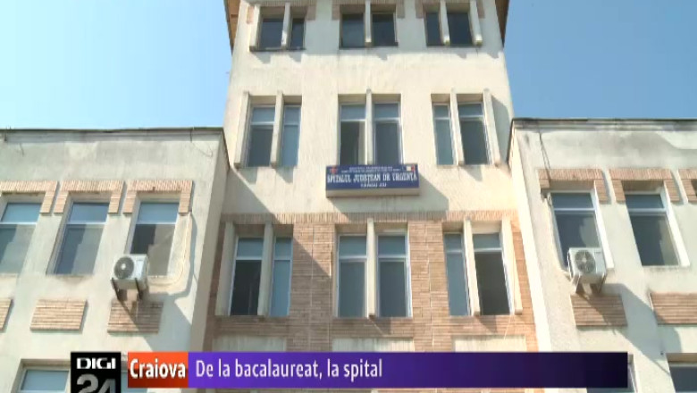 La Targiu Jiu 5 elevi au ajuns de la bacalaureat, la spital  Imagine