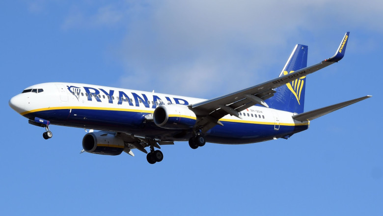 La un pas de o tragedie: Un avion Ryanair a aterizat la Manchester cu combustibil ramas in rezervoare pentru doar 6 minute de zbor Imagine