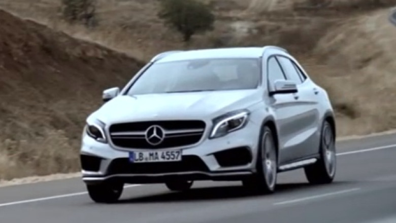 LA VOLAN. Mercedes lanseaza astazi GLA 45 AMG, model care va avea cel mai puternic motor de serie cu patru cilindri Imagine