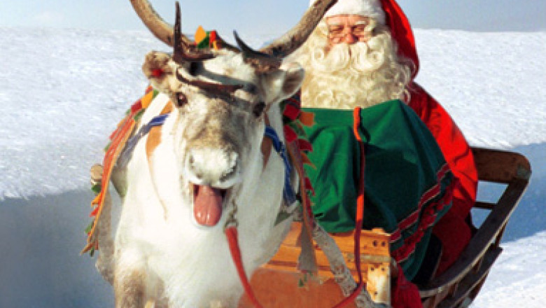 LA VOLAN. Mos Craciun are o sanie noua, model 2014 Imagine