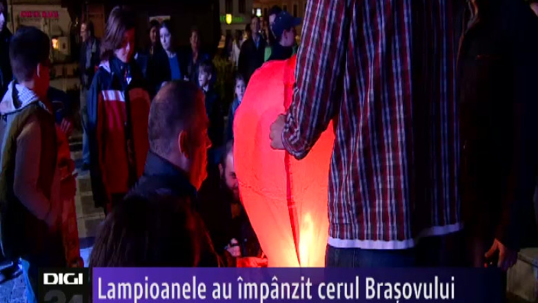 Lampioanele au impanzit cerul Brasovului Imagine