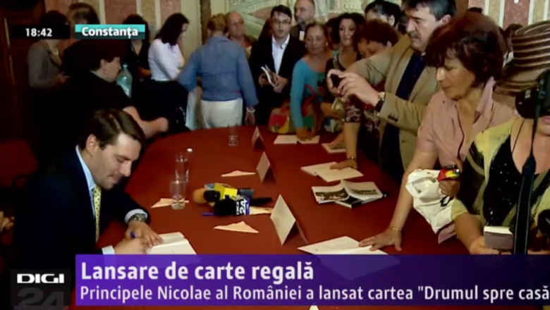 Lansare de carte regala. Principele Nicolae al Romaniei a lansat cartea "Drumul spre casa" Imagine