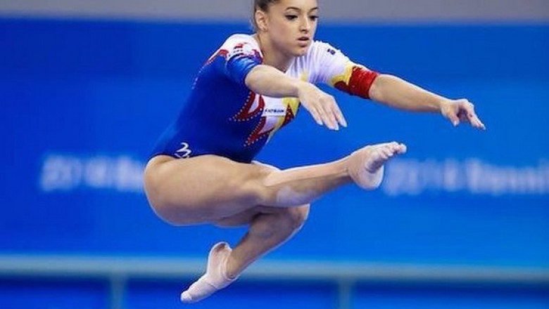 Larisa Iordache, medalie de argint la sol la Campionatul Mondial de gimnastica Imagine