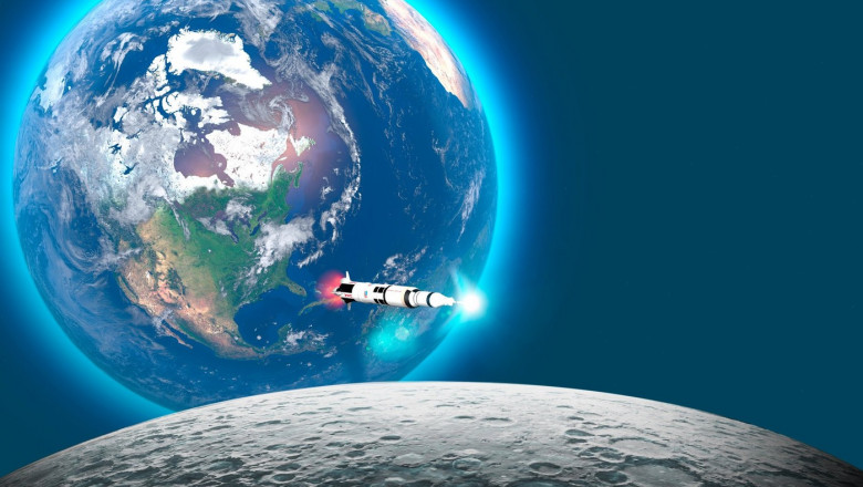 Lasere „alimentate de lumina soarelui” ar putea fi noua sursa de energie in spatiu pentru calatorii pe Luna si pe Marte Imagine