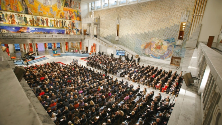 Laureatii Nobel 2014 si-au primit premiile. Ceremoniile de decernare au avut loc la Stockholm si Oslo Imagine