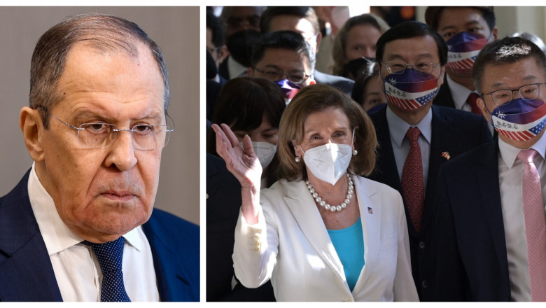 Lavrov: Vizita lui Nancy Pelosi in Taiwan este o incercare deliberata a Statelor Unite de a infuria China Imagine