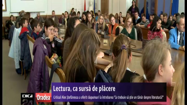 Lectura, ca sursa de placere - noua orientare propusa de criticul Alex Stefanescu Imagine