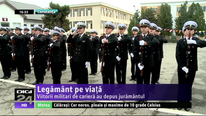 Legamant pe viata. Viitorii militari de cariera au depus juramantul Imagine