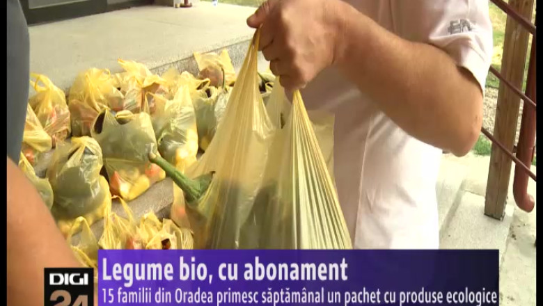 Legume bio, cu abonament. 15 familii din Oradea primesc saptamanal un pachet cu produse ecologice Imagine