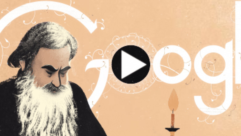 LEV TOLSTOI. Scriitorul, care a refuzat PREMIUL NOBEL, celebrat de GOOGLE Imagine