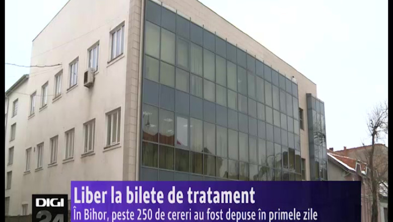 Liber la bilete de tratament. In Bihor, peste 250 de cereri au fost depuse in primele zile Imagine