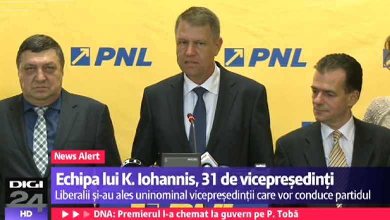 Liberalii si-au ales cei 31 de vicepresedinti. Cele mai multe voturi - Ludovic Orban si Teodor Atanasiu Imagine