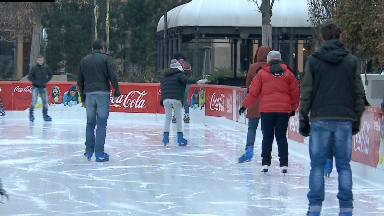 Liberi la distractie pe gheata, pe unicul patinoar din Iasi Imagine