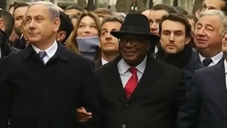 Libertatea presei, ignorata la Marsul Solidaritatii. Unii lideri nu aveau ce cauta la eveniment, Barack Obama a fost absent Imagine