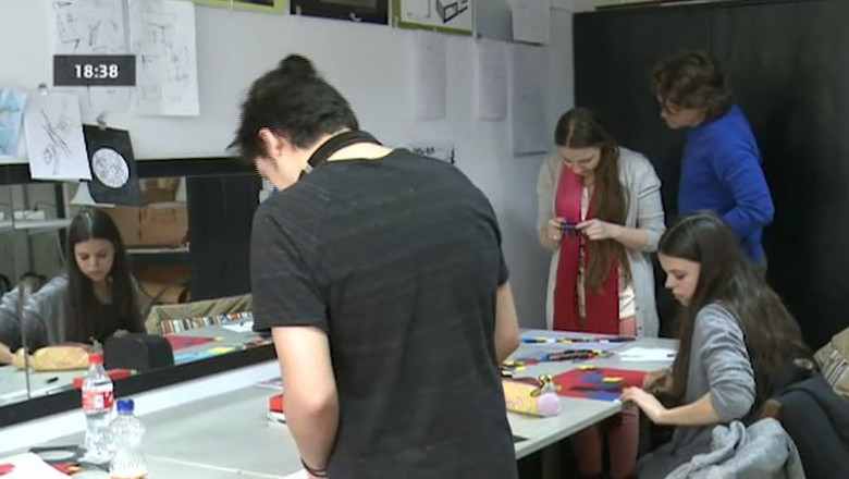 Liceul de Arte Plastice din Timisoara: o lectie, un profesor, doua sali Imagine