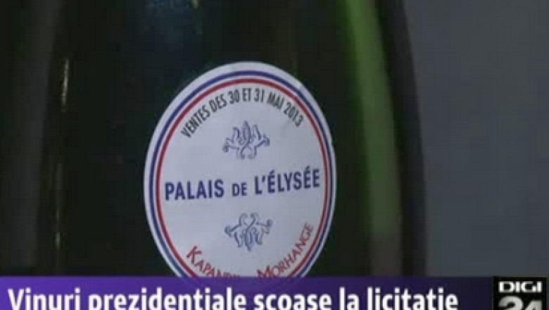 Licitatie la Palatul Elysee: 1200 de sticle de vin, coniac si sampanie au fost vandute cu 718.000 de euro Imagine