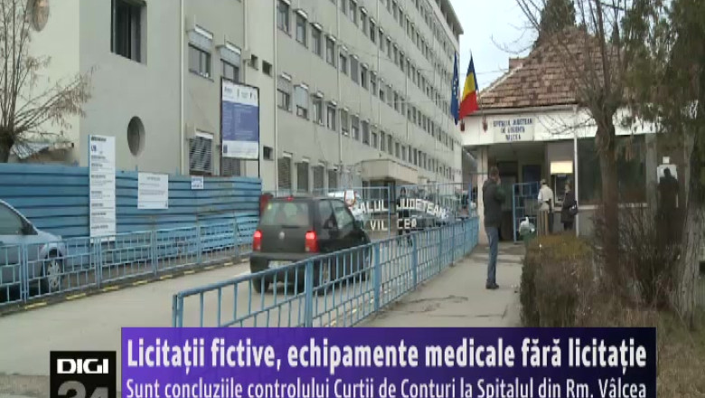 Licitatii fictive, echipamente medicale fara licitatie. Sunt concluziile controlului Curtii de Conturi la Spitalul din Rm. Valcea Imagine