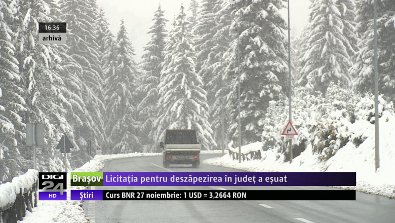 Licitiatia pentru deszapezirea in judet a esuat  Imagine