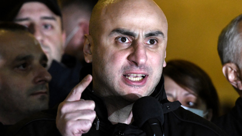 Lider al opozitiei pro-europene din Georgia, arestat. Nika Melia este liderul partidului Ahali si risca un an de inchisoare Imagine