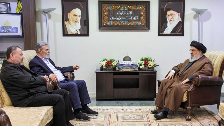 Liderii Hezbollah, Hamas si Jihadul Islamic s-au intalnit in secret la Beirut Imagine