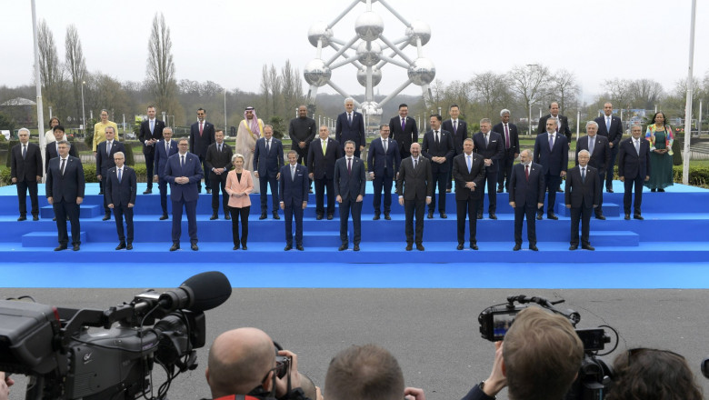 Liderii tarilor UE cer pentru prima oara intr-o declaratie comuna incetarea focului in Fasia Gaza si eliberarea ostaticilor Imagine
