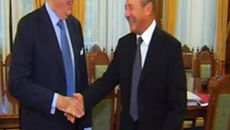 Liderul Grupului Bilderberg s-a intalnit cu T. Basescu si a sustinut un discurs la BNR Imagine