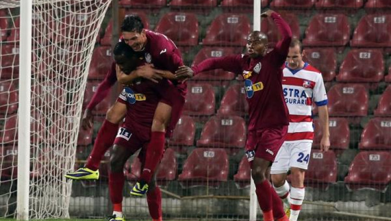 LIGA I. CFR Cluj a surclasat-o cu 7-2 pe Otelul Galati, in ultimul meci din etapa a 10-a Imagine