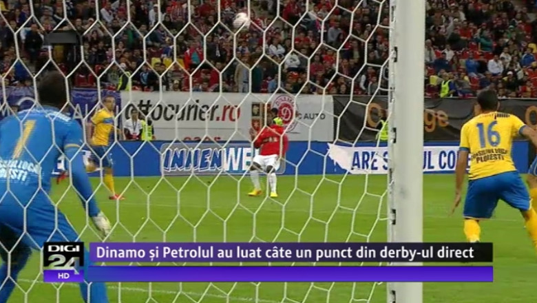 Liga I. Dinamo si Petrolul iau cate un punct din derby-ul direct Imagine