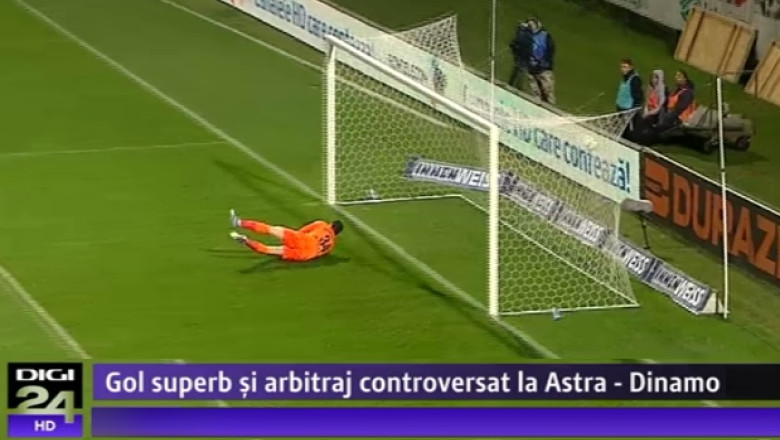 Liga I: Gol superb si arbitraj controversat la meciul Astra Giurgiu - Dinamo Imagine