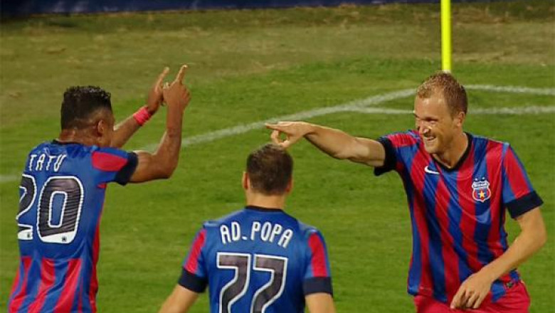 LIGA I. Steaua – Sageata Navodari 5-0. Kapetanos a dat doua goluri la revenirea in Ghencea Imagine