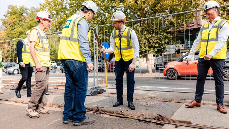 Linia 5 de tramvai din Bucuresti urmeaza sa fie pusa in functiune din decembrie. Anuntul lui Stelian Bujduveanu Imagine